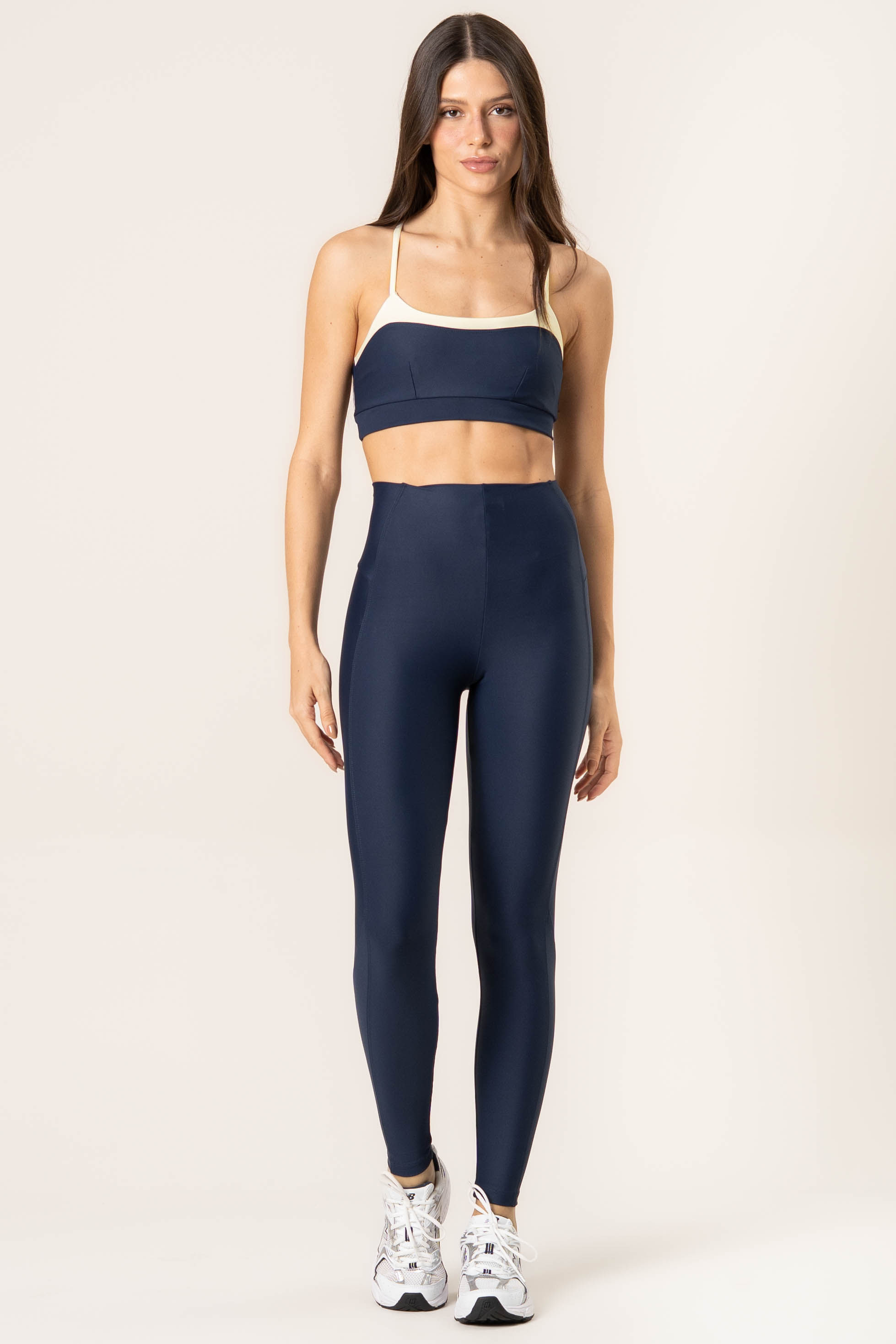 Calça Legging Invisible Slim Shape Dash Azul-marinho - Imagem 1