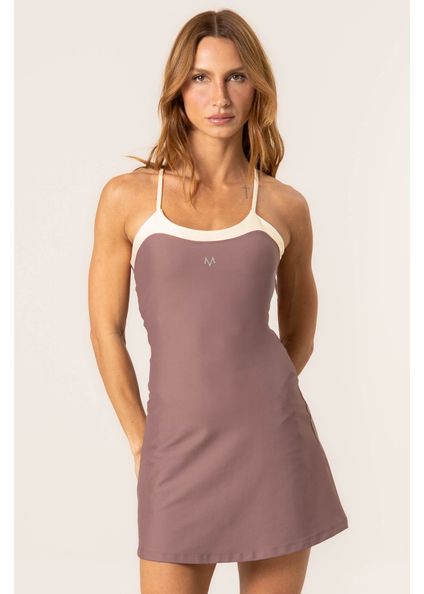 Vestido Com Shorts Cruzado Dash Vivame Rosa - Imagem 1