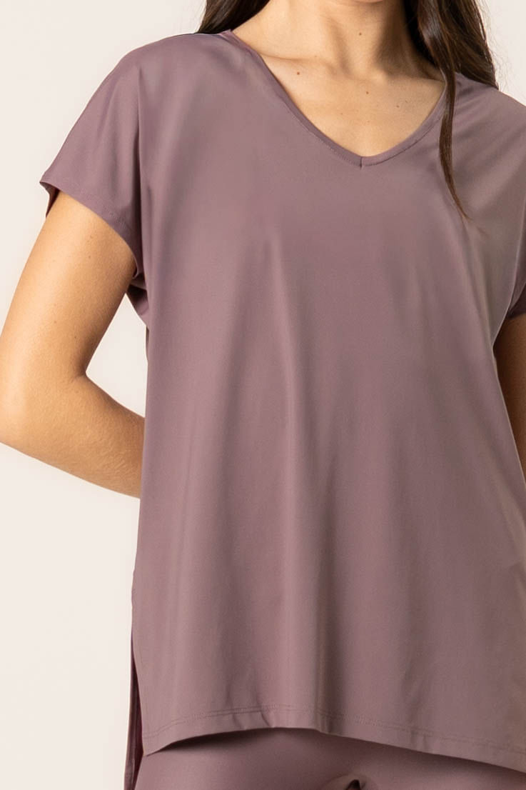 Camiseta Basic Decote V Ease Vivame - Imagem 5 - Mobile