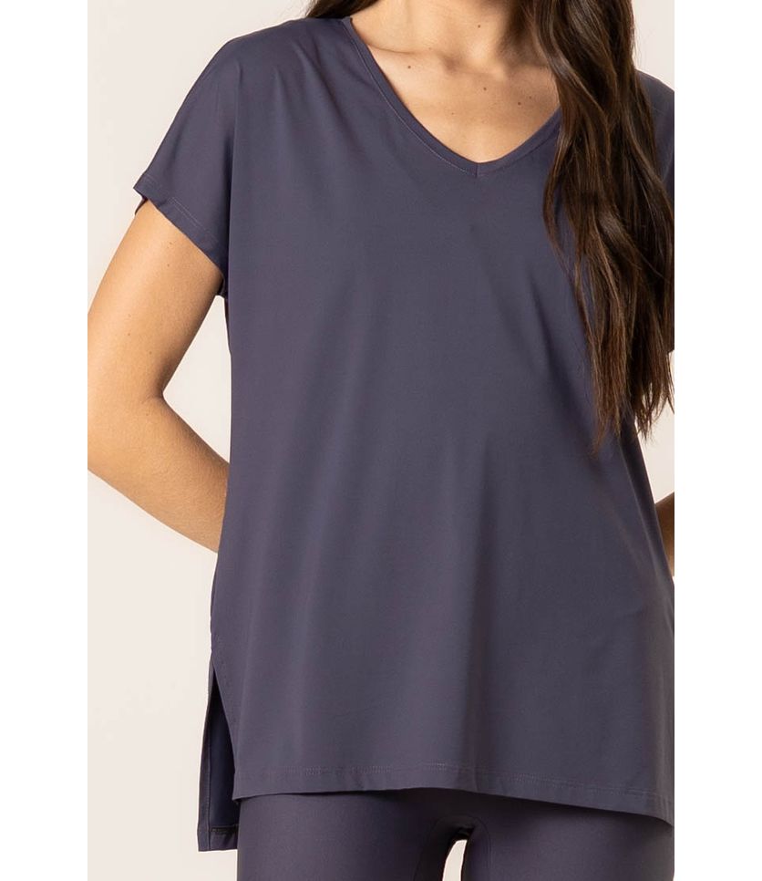 Camiseta Basic Decote V Ease Vivame - Imagem 5 - Desktop