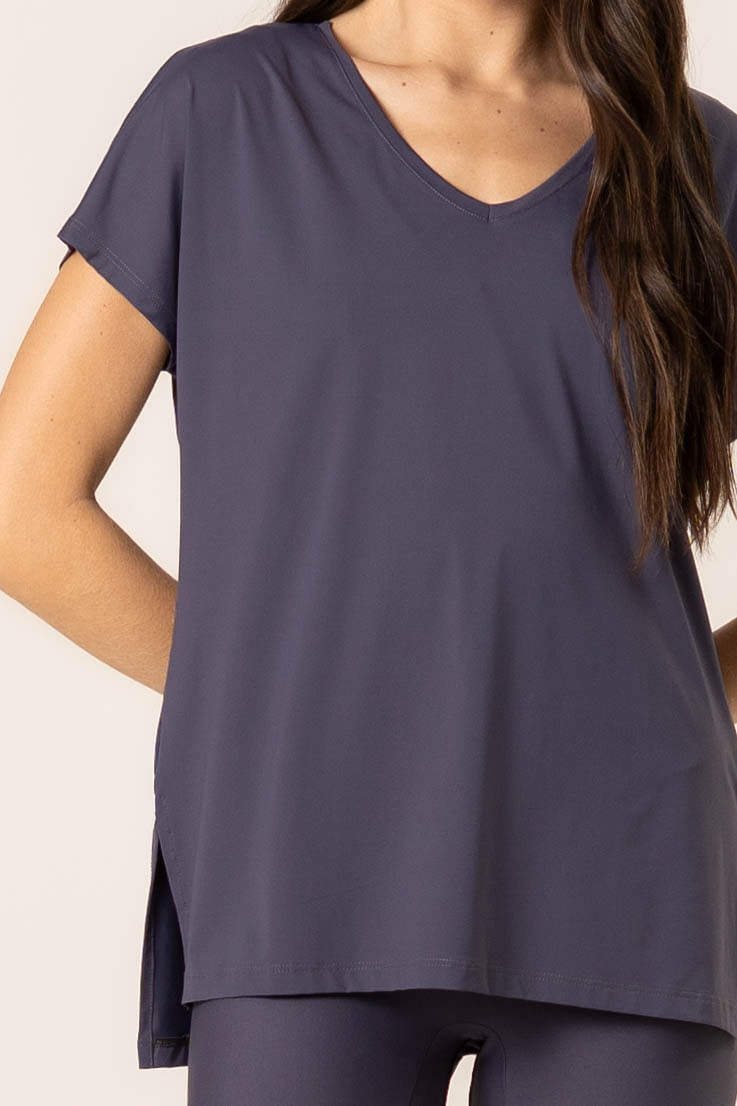 Camiseta Basic Decote V Ease Vivame - Imagem 5 - Mobile