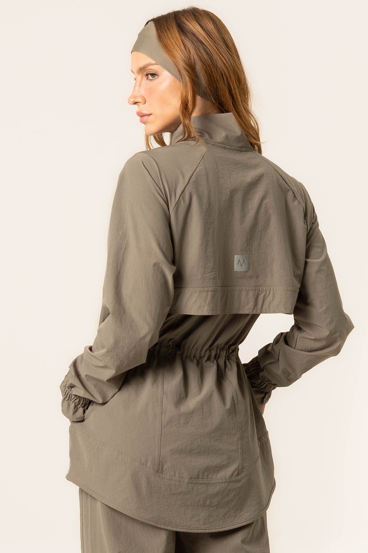 Parka Alongada Com Bolso Flex Vivame Verde - Imagem 2
