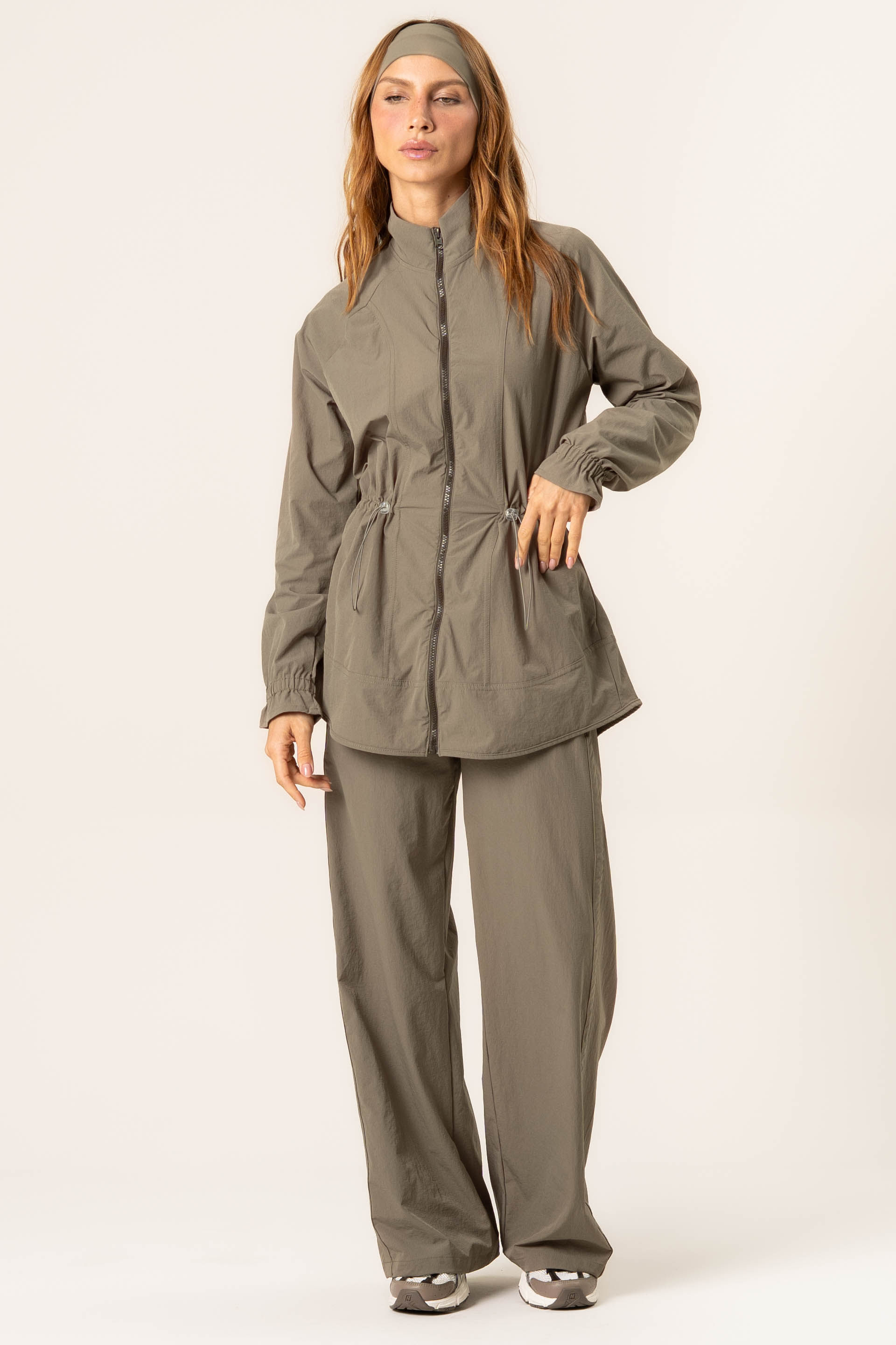 Parka Alongada Com Bolso Flex Vivame - Imagem 3 - Mobile