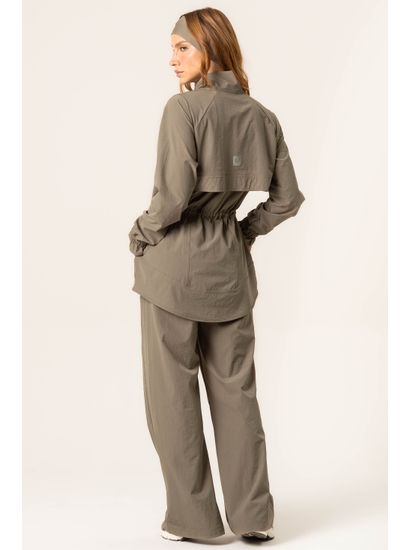 Parka Alongada Com Bolso Flex Vivame - Imagem 4 - Desktop