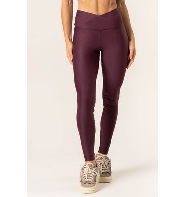 Calça Legging Wrap Shape Dark Cherry Vivame - Imagem 3 - Mobile