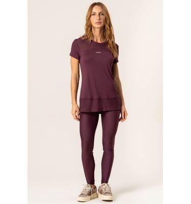 Camiseta Com Tela Dark Cherry Vivame - Imagem 3 - Mobile