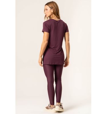 Camiseta Com Tela Dark Cherry Vivame - Imagem 4 - Mobile