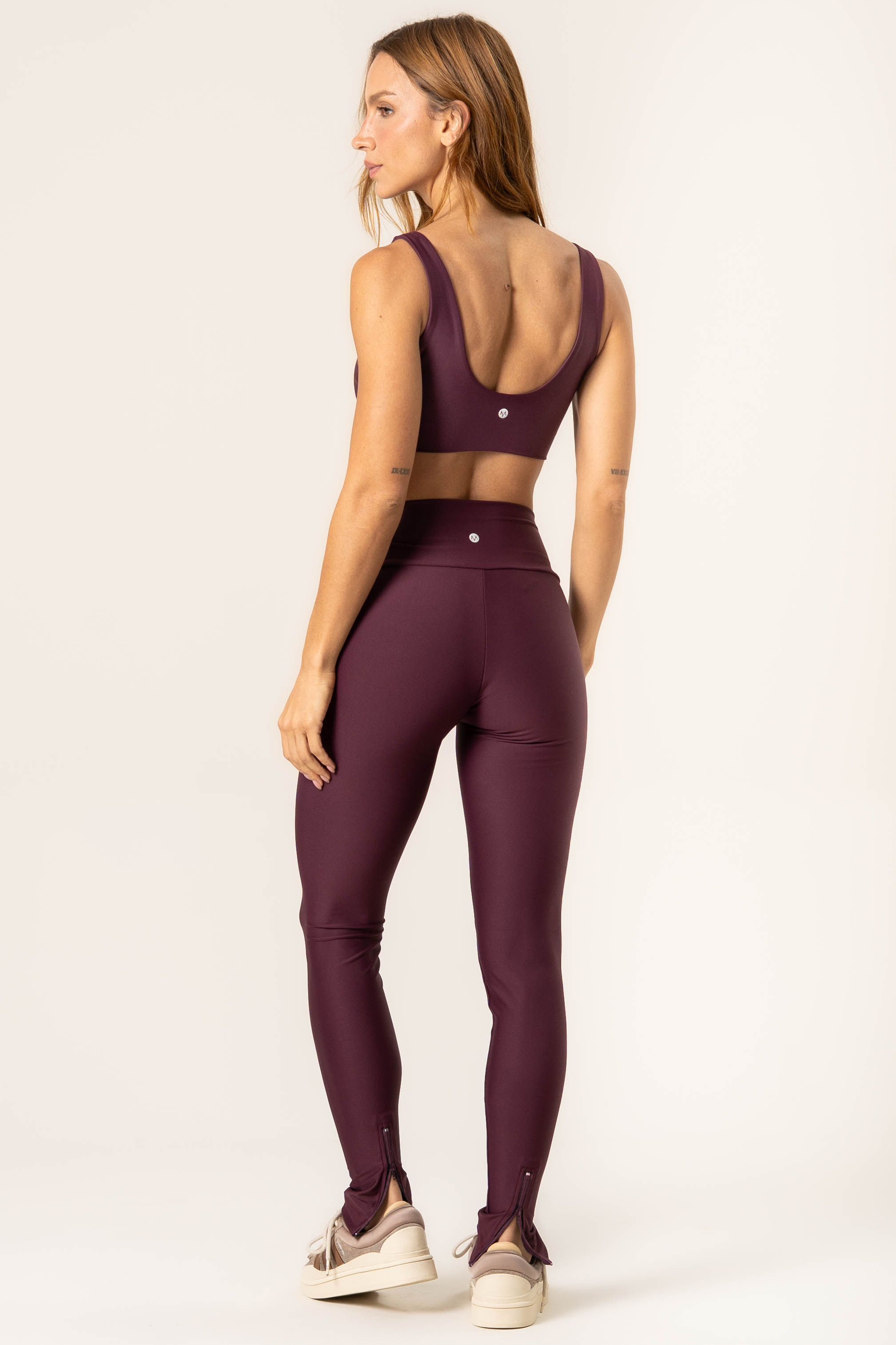 Top V Paralelo Dark Cherry Vivame - Imagem 4 - Mobile