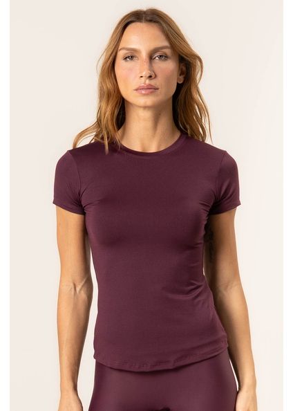 Camiseta Fit Dark Cherry Vivame Vermelho - Imagem 1