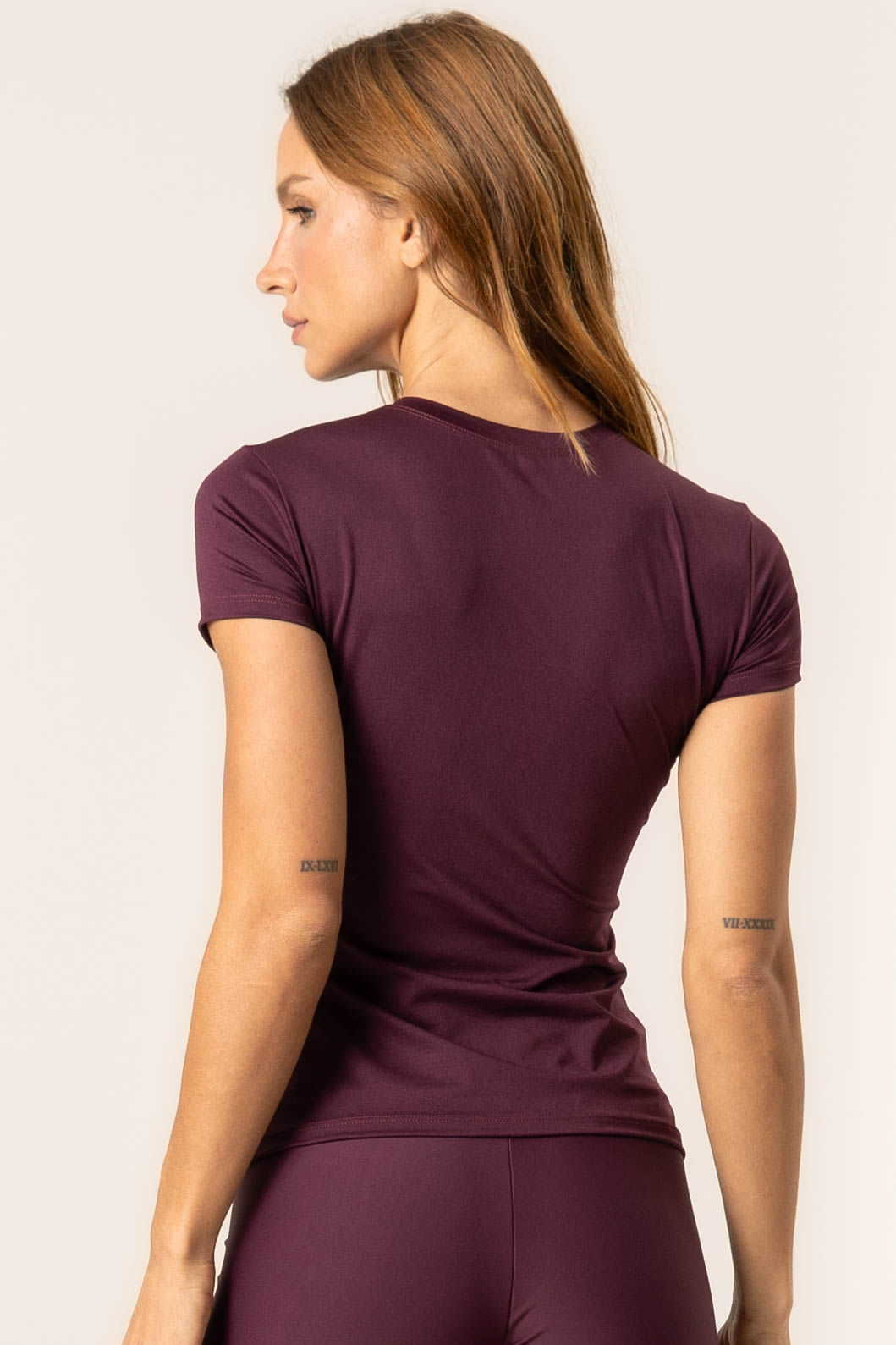 Camiseta Fit Dark Cherry Vivame Vermelho - Imagem 2