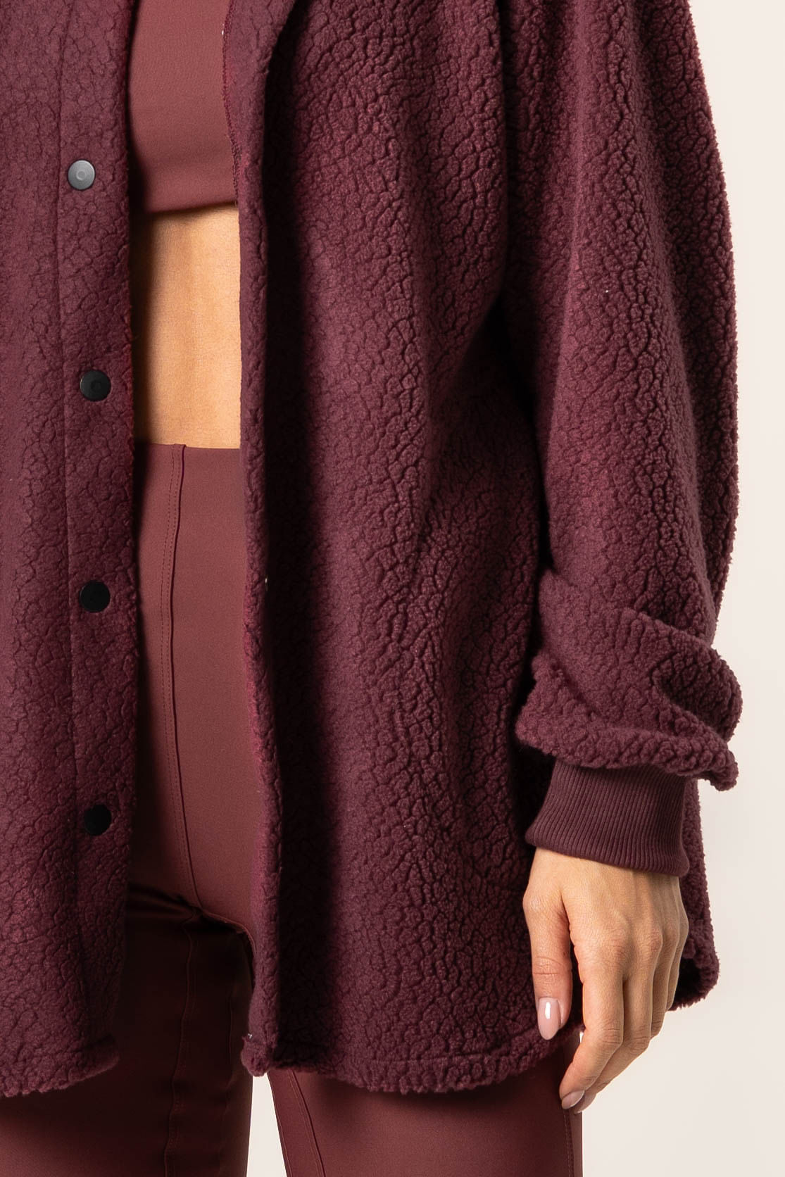 Camisa Com Gola Alta Sherpa Vivame - Imagem 5 - Mobile