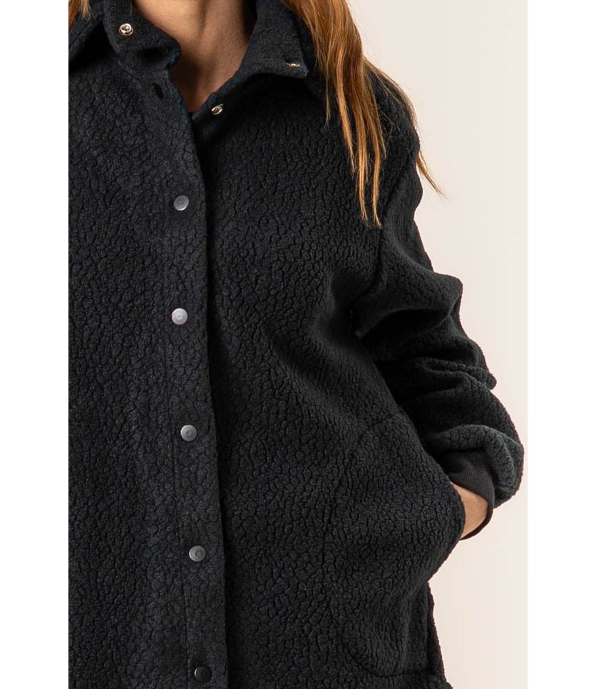 Camisa Com Gola Alta Sherpa Vivame - Imagem 5 - Desktop