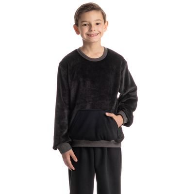 Pijama Infantil Masculino Longo Benício - Imagem 3 - Mobile