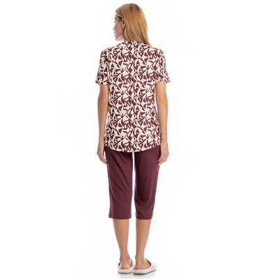 Pijama Feminino Pescador Ligia - Imagem 2 - Mobile