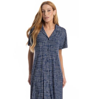 Camisão Feminino Abotoado Médio Thais - Imagem 3 - Mobile