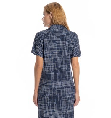 Camisão Feminino Abotoado Médio Thais - Imagem 4 - Mobile