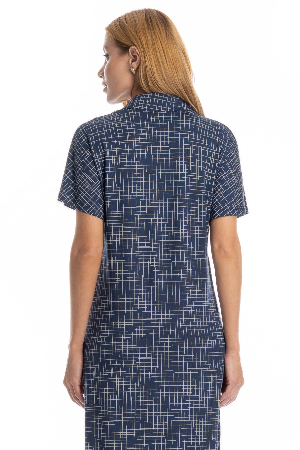 Camisão Feminino Abotoado Médio Thais - Imagem 4 - Mobile