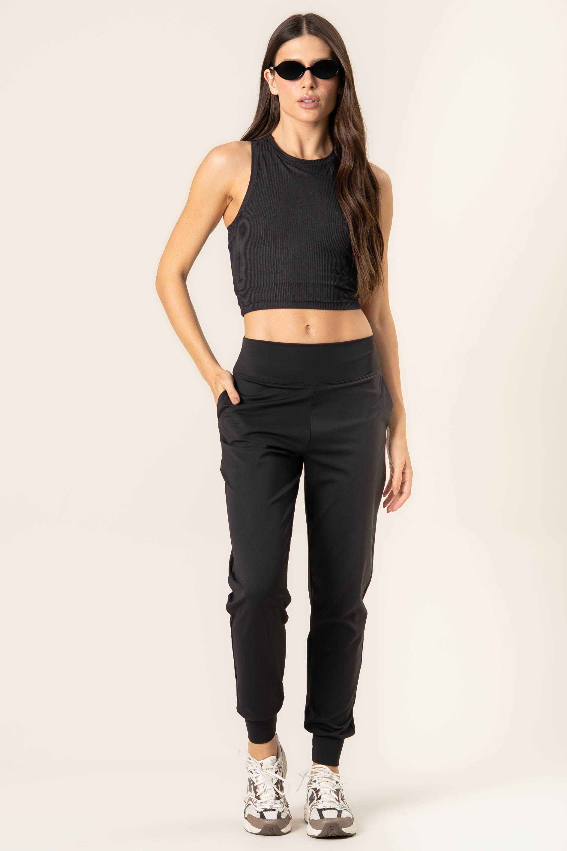 Calça Jogger Trace Vivame Preto - Imagem 1