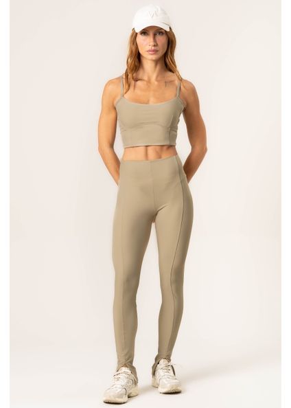 Calça Legging Invisible Shape Urban Vivame Bege - Imagem 1