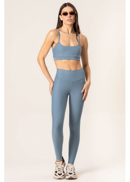 Calça Legging Comfort Shape Sprint Vivame Azul - Imagem 1
