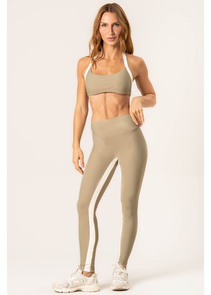 Calça Legging Seamless Shape Boost Vivame Bege - Imagem 1