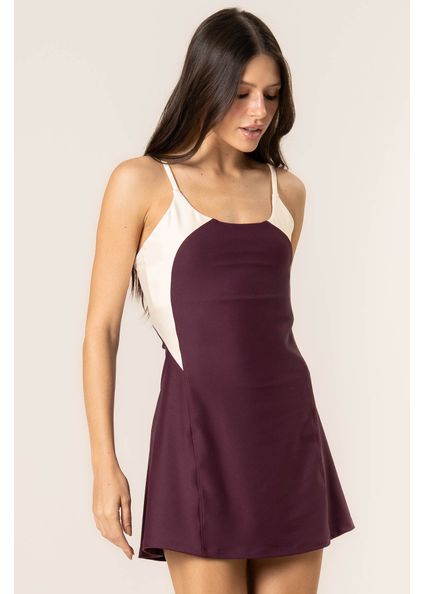 Vestido Curve Com Shorts Vivame Vermelho - Imagem 1