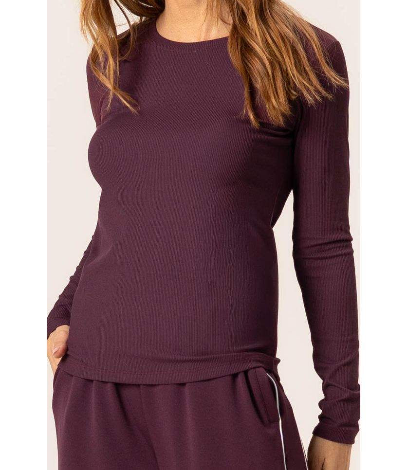 Blusa Manga Longa Canelada Thermal Vivame - Imagem 5 - Desktop