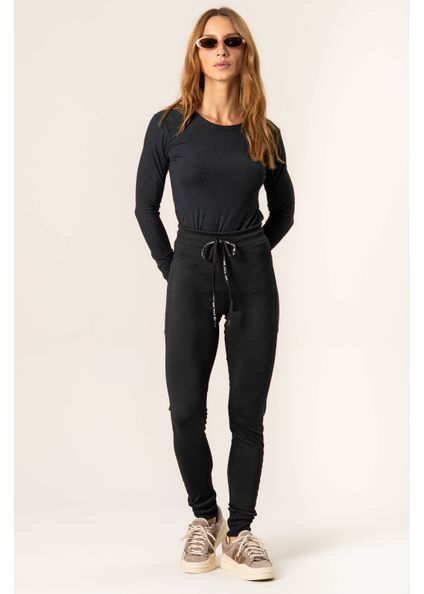 Calça Legging Com Bolsos Thermal Vivame Preto - Imagem 1