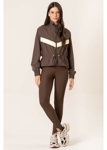 Calça Legging Fusô Sport Vivame Marrom - Imagem 1