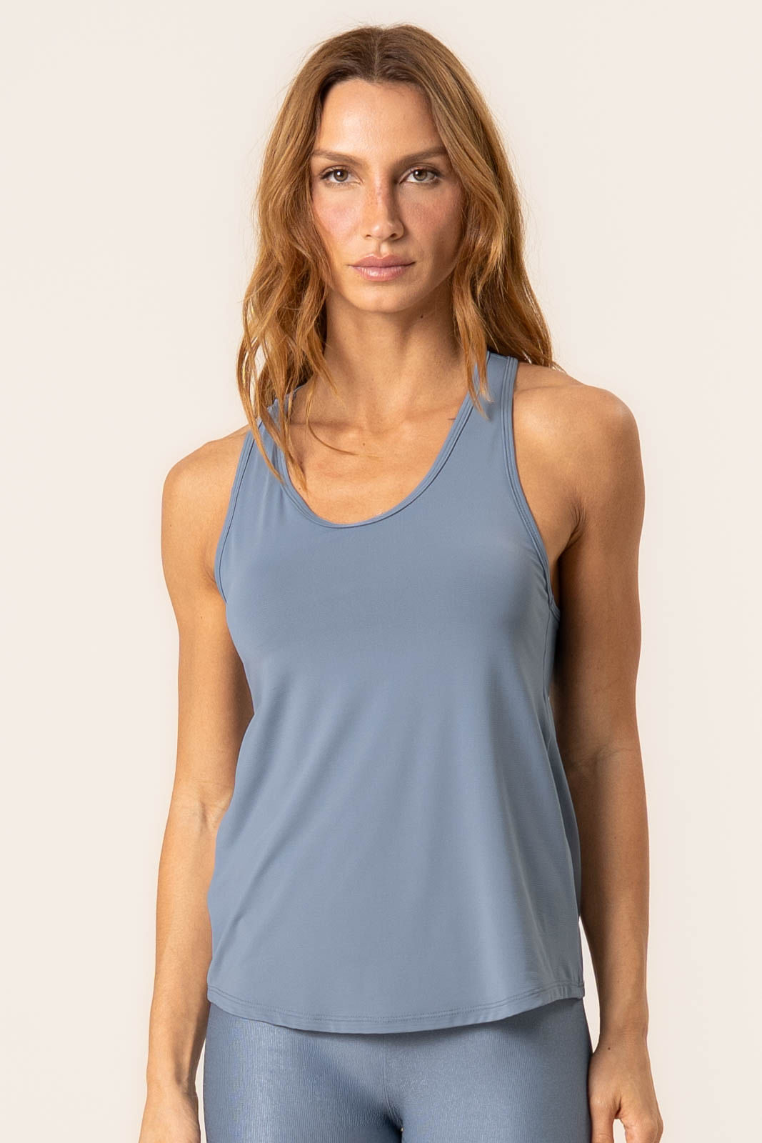 Regata Nadador Move Glow Vivame Azul - Imagem 1