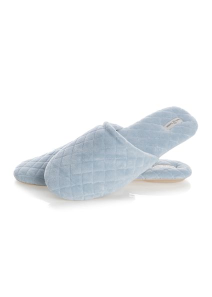 Chinelo Em Plush Diana Azul - Imagem 1