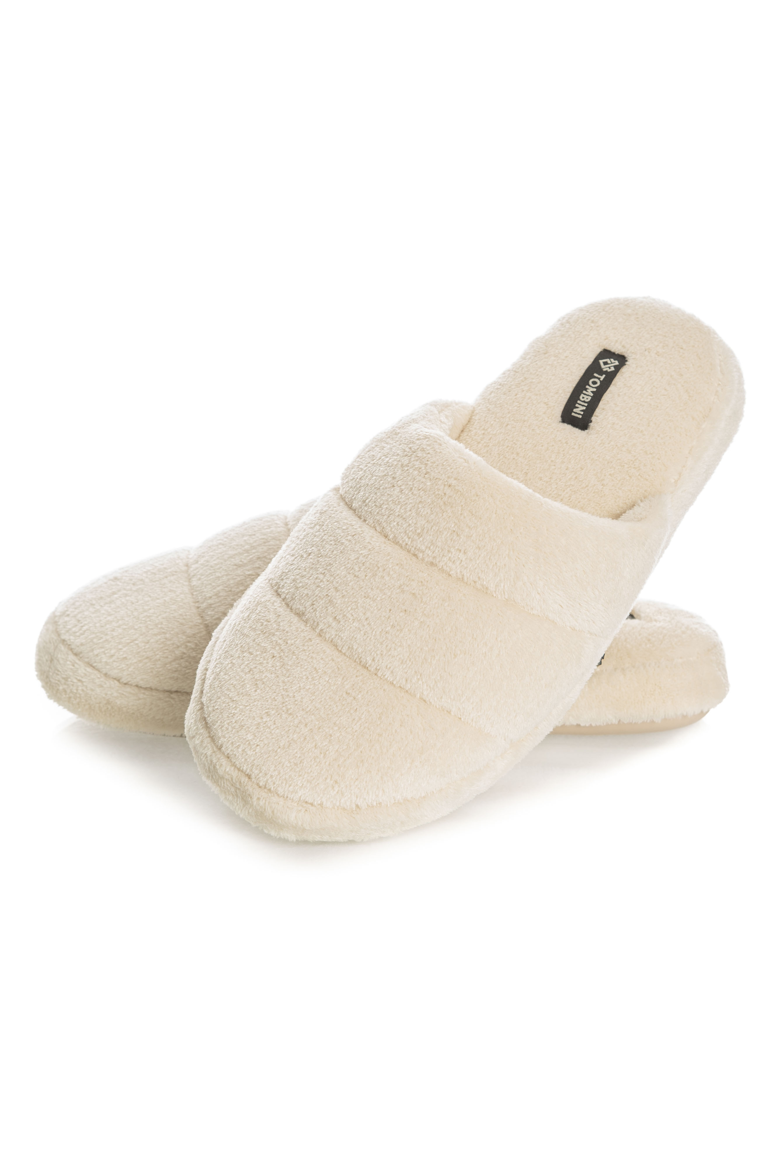 Chinelo Em Fleece Stefano Bege - Imagem 1