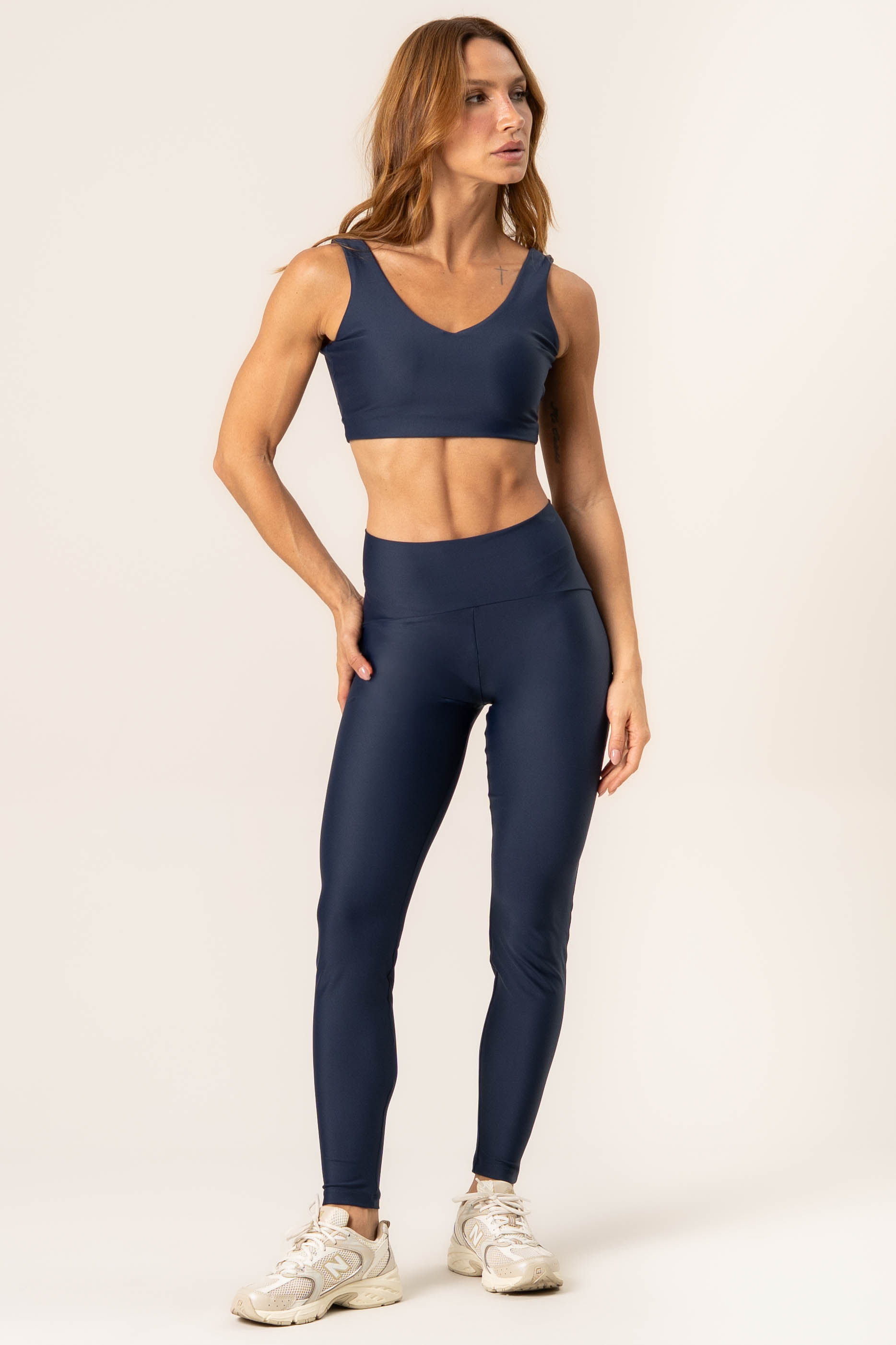 Calça Legging Perfect Shape Core Vivame Azul-marinho - Imagem 1