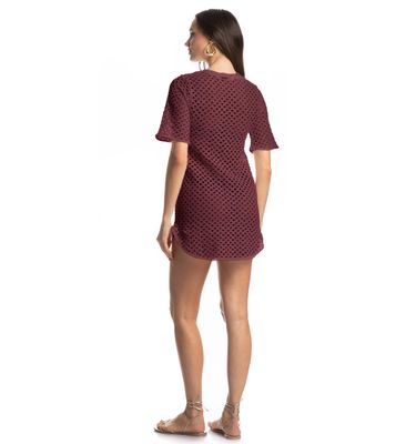 Vestido Curto Com Manga Mangostim - Imagem 4 - Mobile