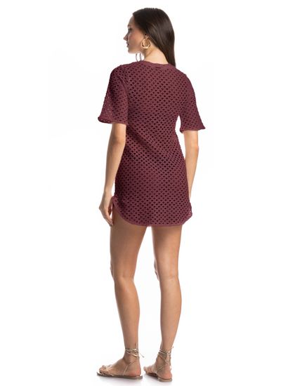 Vestido Curto Com Manga Mangostim - Imagem 4 - Desktop