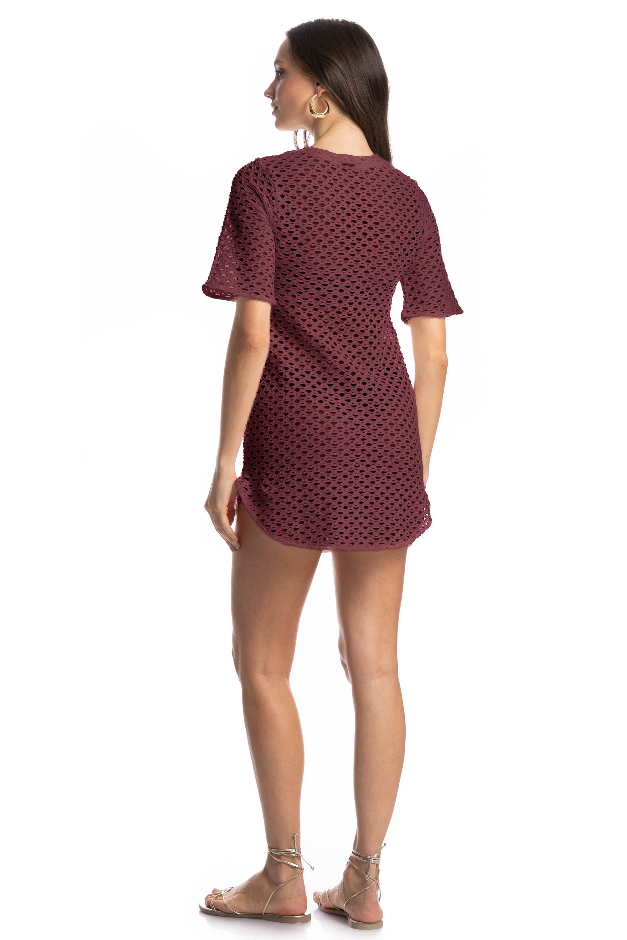 Vestido Curto Com Manga Mangostim - Imagem 4 - Mobile