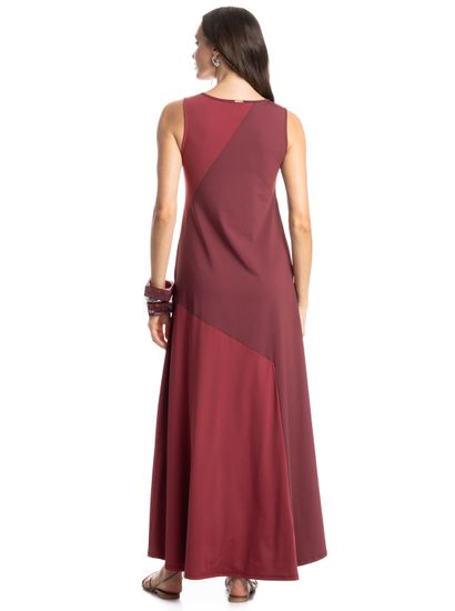 Vestido Bicolor Malbec - Imagem 2 - Desktop