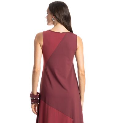 Vestido Bicolor Malbec - Imagem 4 - Mobile