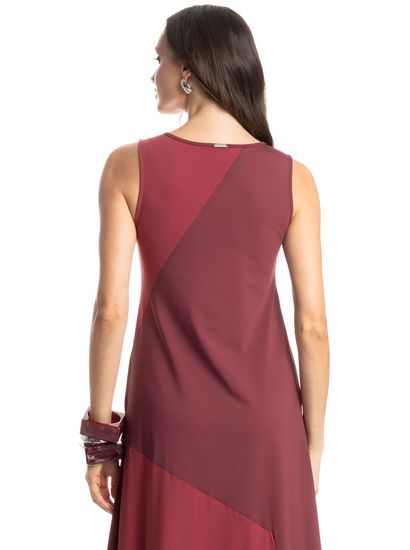 Vestido Bicolor Malbec - Imagem 4 - Desktop