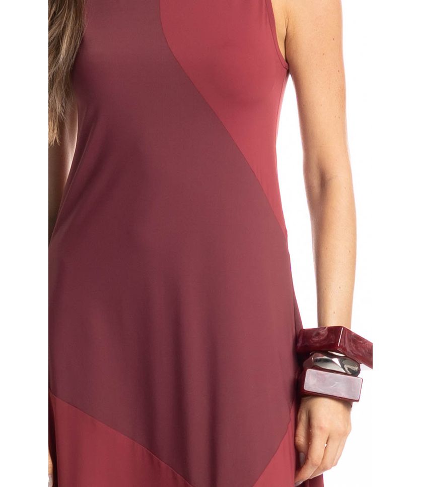 Vestido Bicolor Malbec - Imagem 5 - Desktop