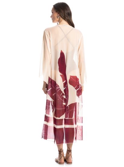 Kaftan De Tule Com Manga Folha - Imagem 2 - Desktop
