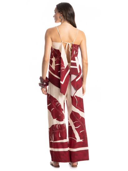 Calça Feminina Com Bolso Folha - Imagem 2 - Desktop