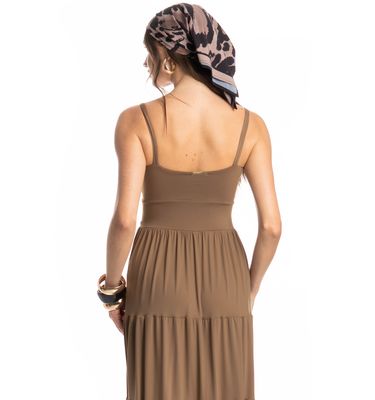 Vestido Longo Amêndoa - Imagem 4 - Mobile