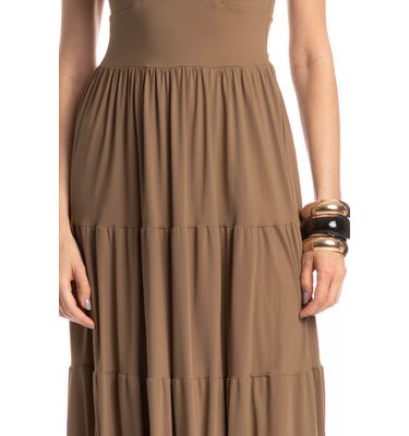 Vestido Longo Amêndoa - Imagem 5 - Mobile