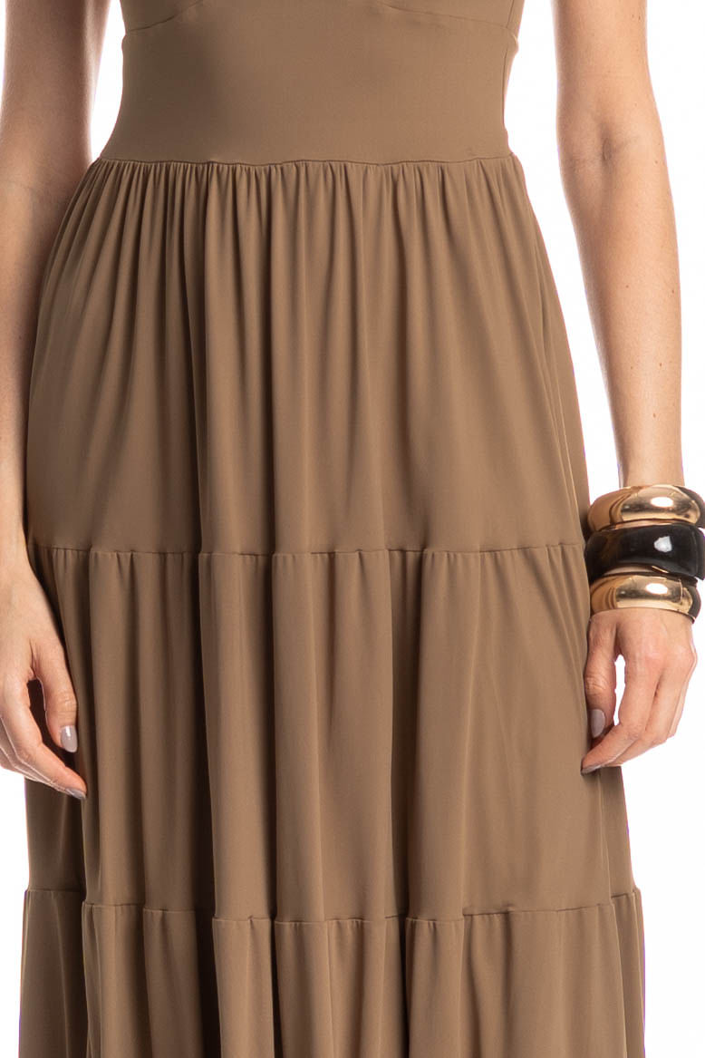 Vestido Longo Amêndoa - Imagem 5 - Mobile