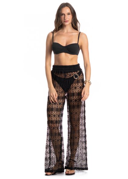 Calça Feminina Estocolmo Preto - Imagem 1