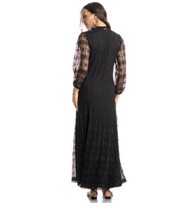 Vestido Longo Com Manga Estocolmo - Imagem 2 - Mobile