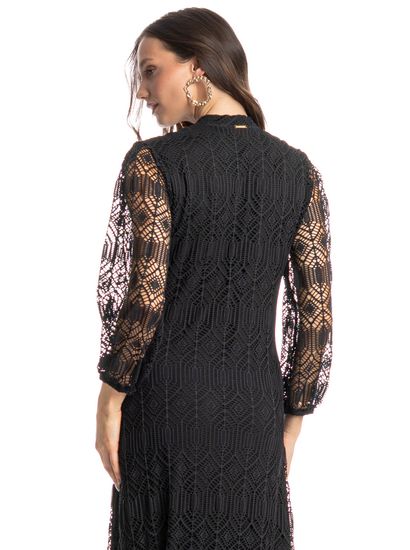 Vestido Longo Com Manga Estocolmo - Imagem 4 - Desktop