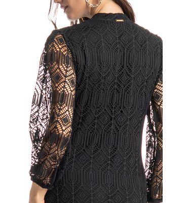 Vestido Longo Com Manga Estocolmo - Imagem 5 - Mobile