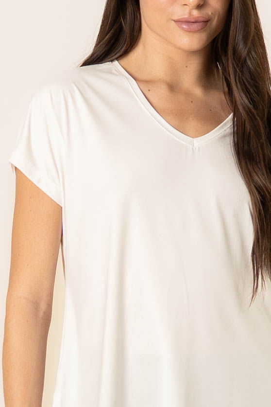 Camiseta Decote V Basic Pulse Vivame - Imagem 5 - Mobile